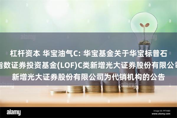 杠杆资本 华宝油气C: 华宝基金关于华宝标普石油天然气上游股票指数证券投资基金(LOF)C类新增光大证券股份有限公司为代销机构的公告